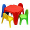 Stolik Keren Inlea4Fun + 4 krzesełka 